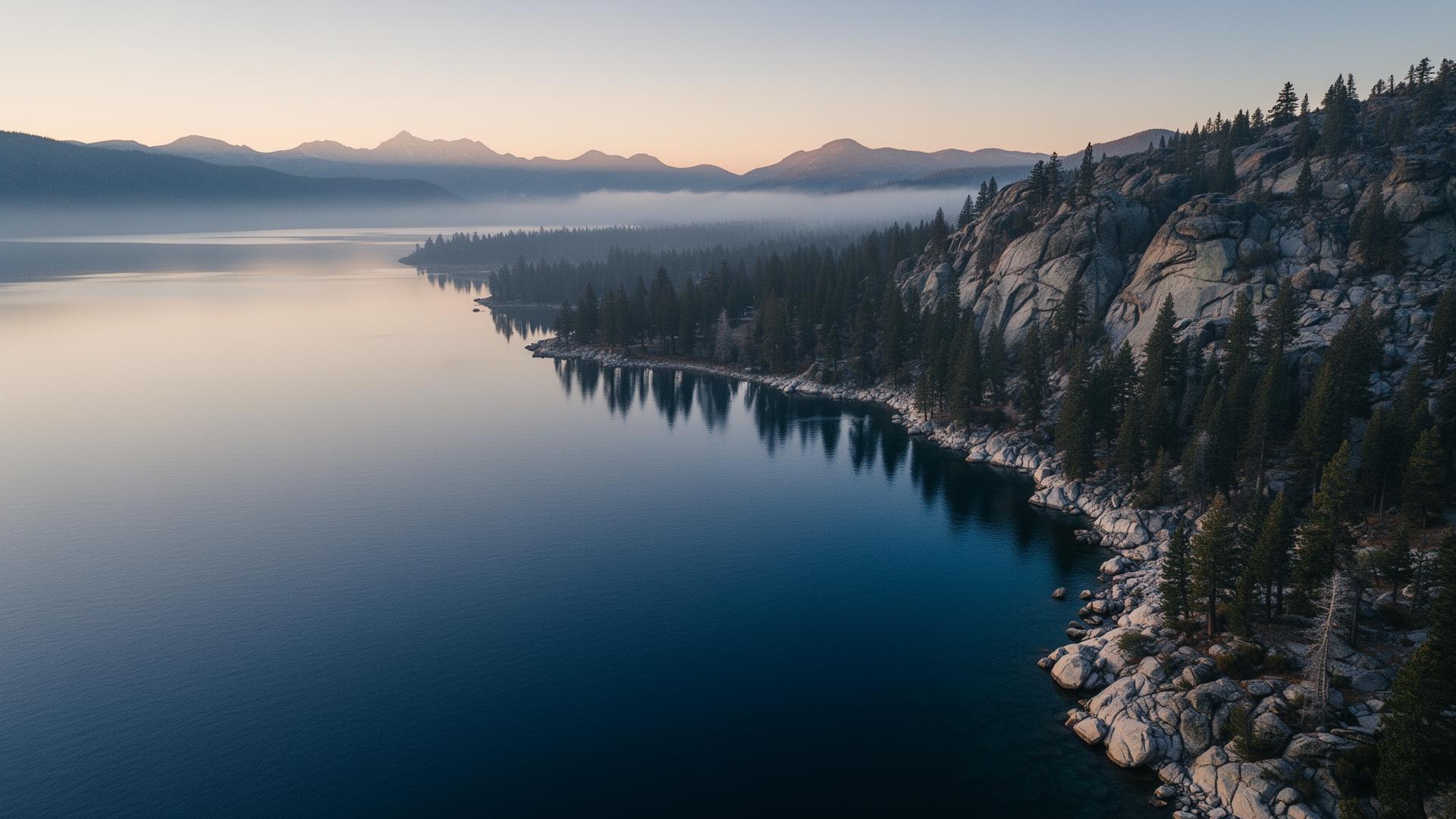 Lake Tahoe at dawn